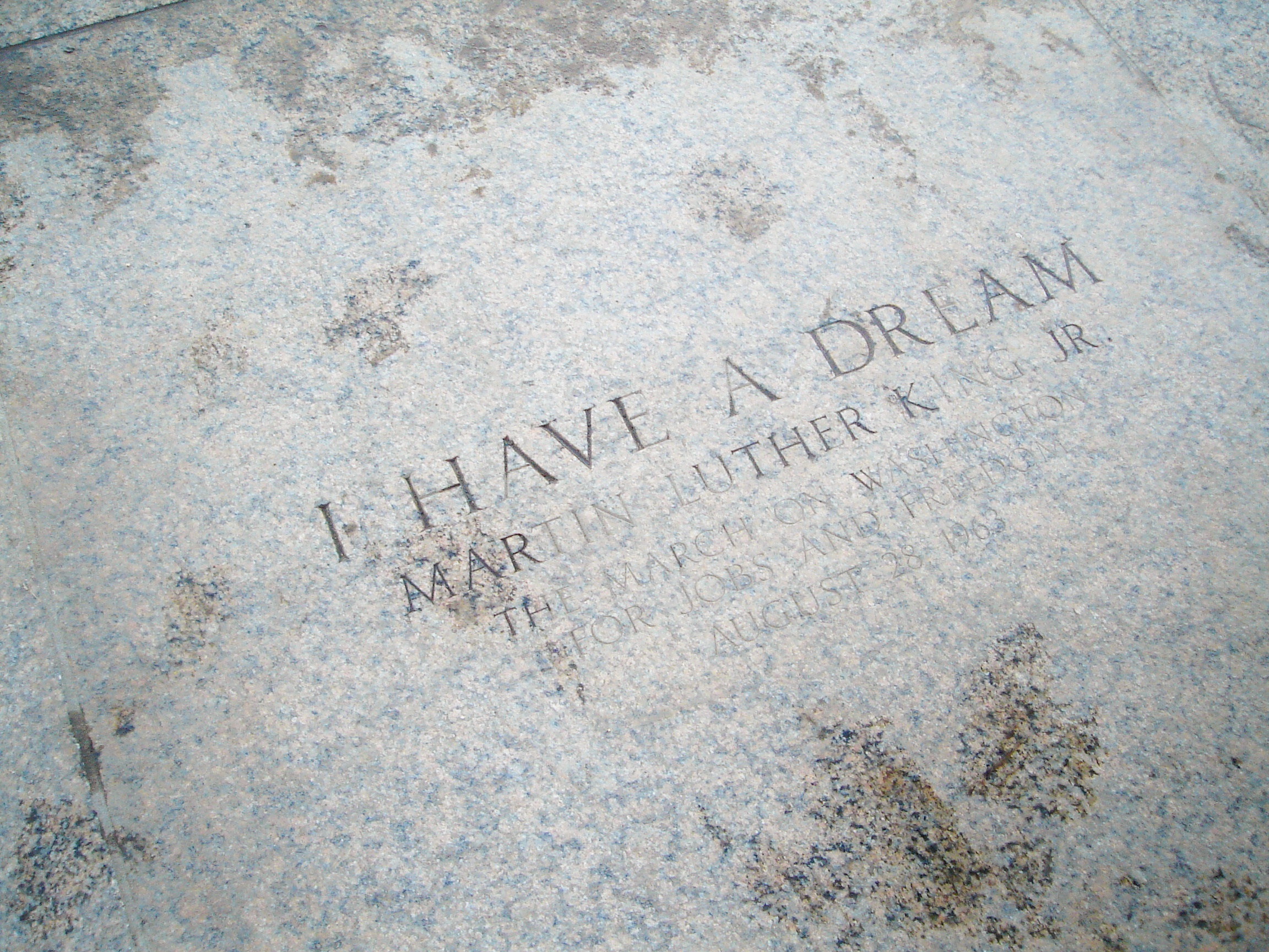MLK Inscription